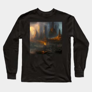 Apocalyptic landscape Long Sleeve T-Shirt